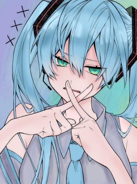 ミクさん塗り塗り