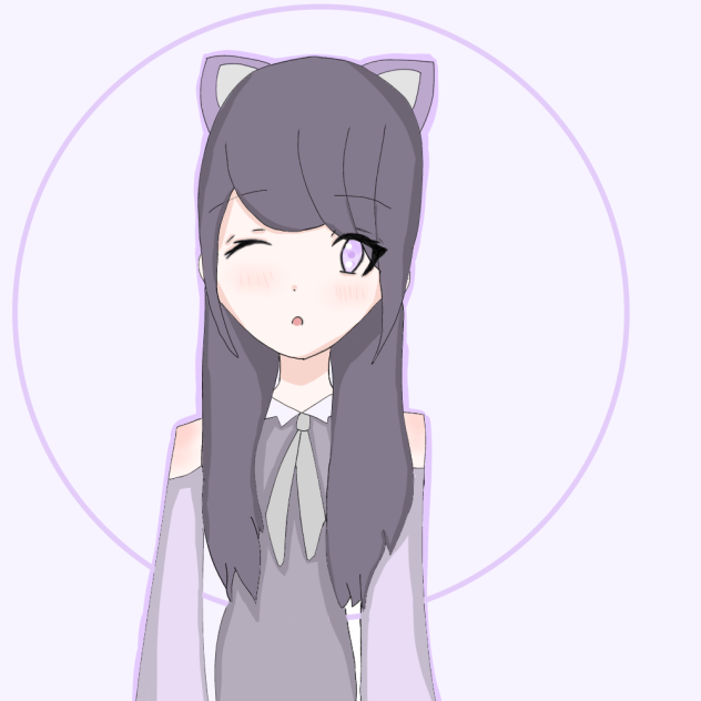 🐾💜，