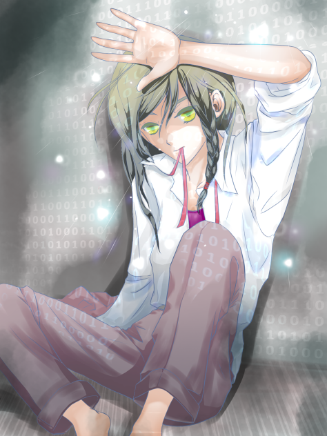 不機嫌な子 塗ってみました