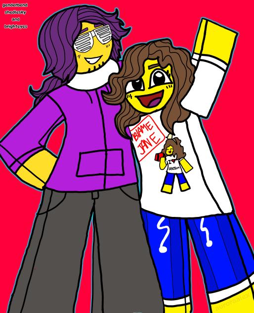 shedlesky and brighteyes gender swap