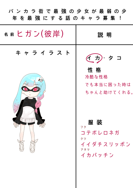キャラ募参加