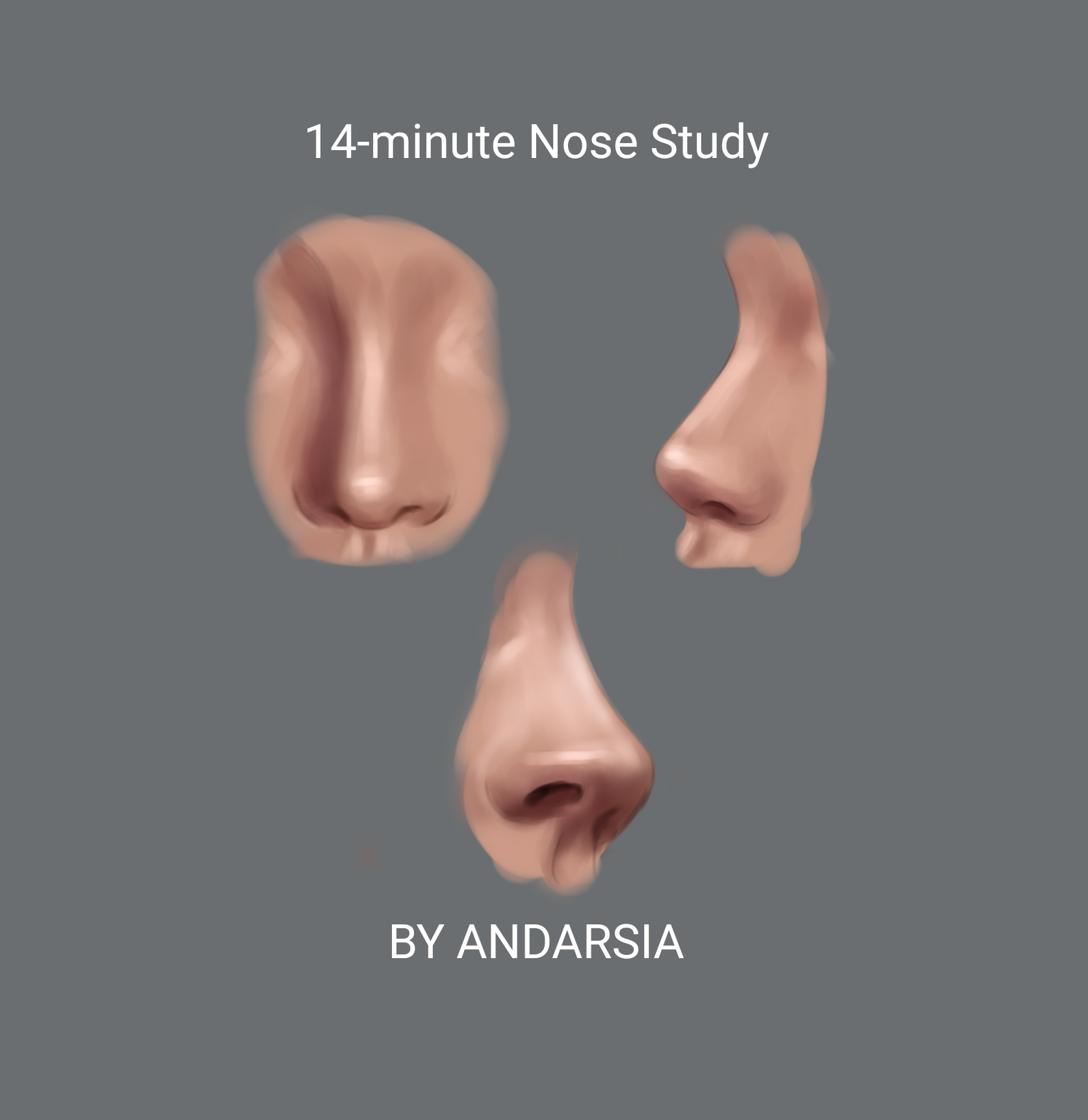 Nose study ibisPaint