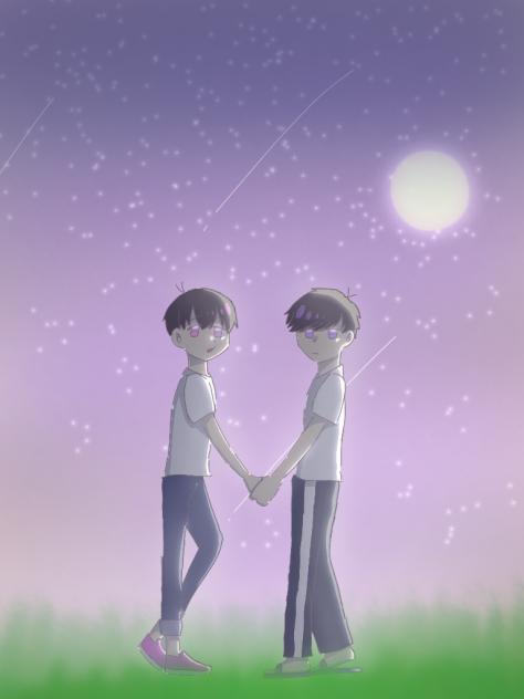 【自分絵】回る空うさぎ