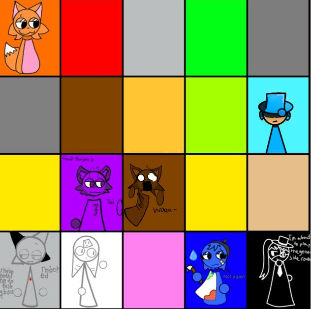 Collab sprunki oc