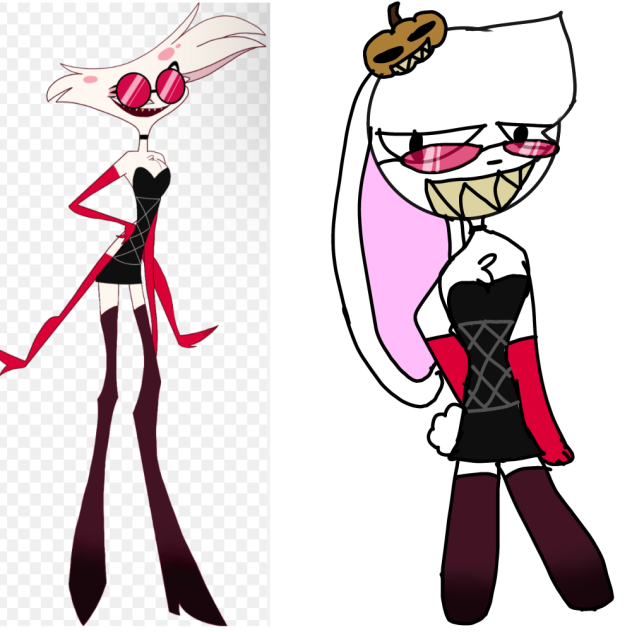 Jackolate in angel’s addict outfit