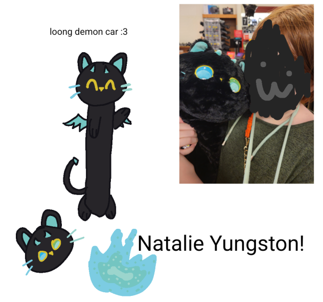 Natalie the demon cat!