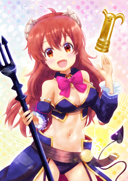 シャミ子＆ごせん像（金ぴか）