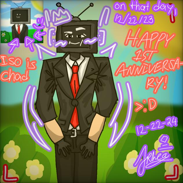 1st anniversary to my 1st post 🖤❤️