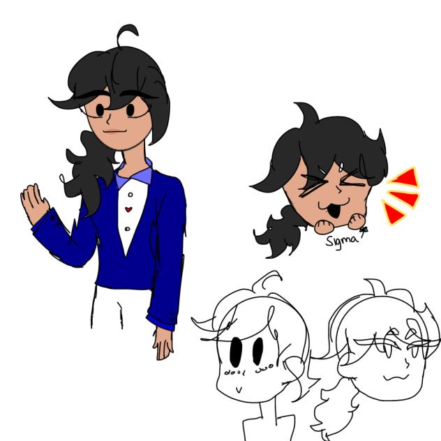 How I draw myself 💀💀