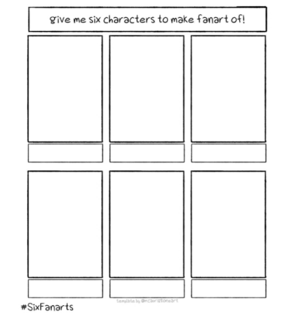 six fanart challenge