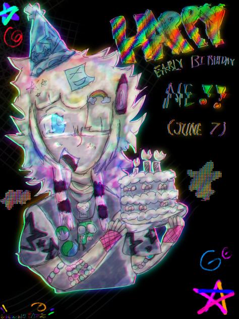 happy very early birthday to me!! Yipee