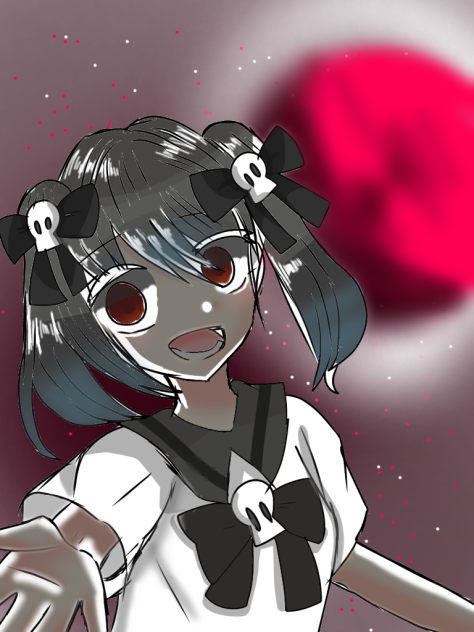 赤い月