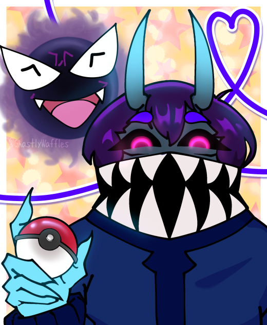 Ghastly with his Gastly 💜