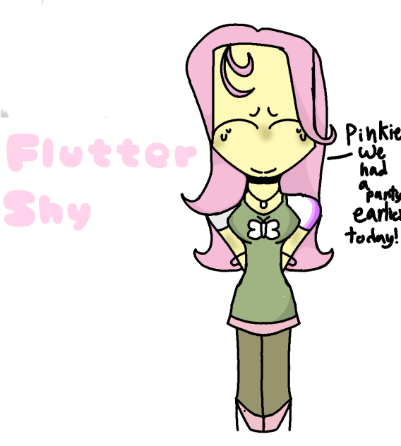 Flutter shy