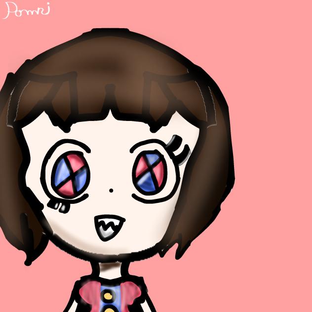 Pomni Without Her Hat