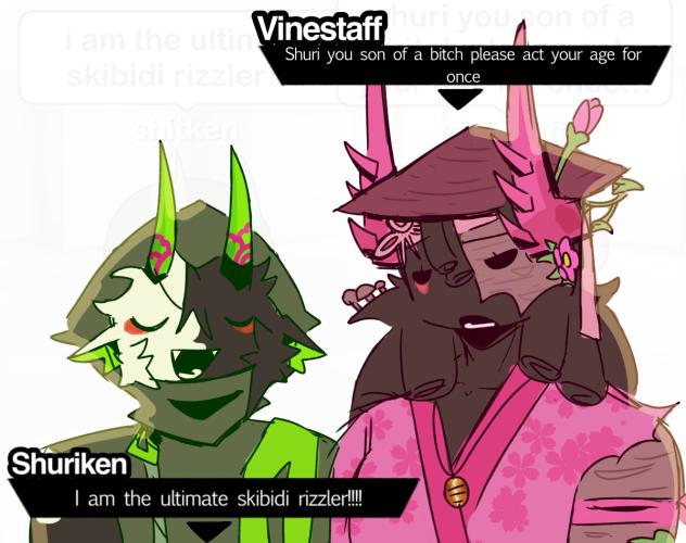 Shuritwink and Zazastaff