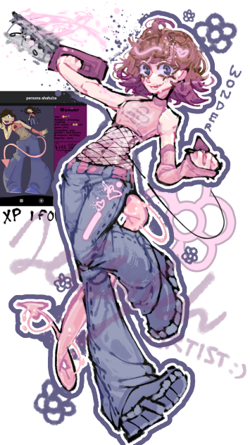 DAY1-of drawing sonas I screenshot'ed