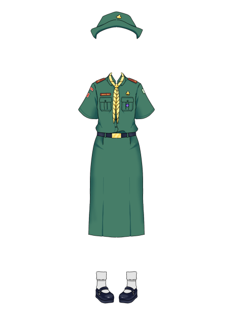 thai scout uniform (girl)