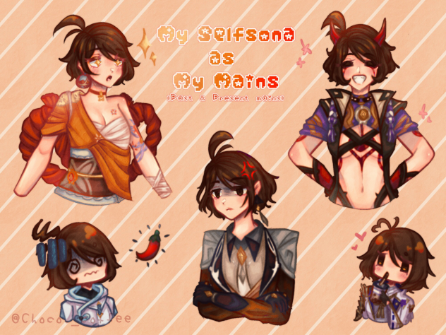 Dressing up my Selfsona ^^