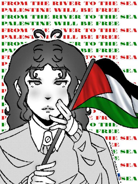 little doodle ^_^ 🇵🇸🇵🇸