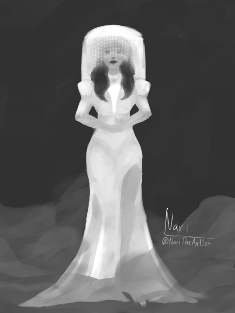 Lady in white