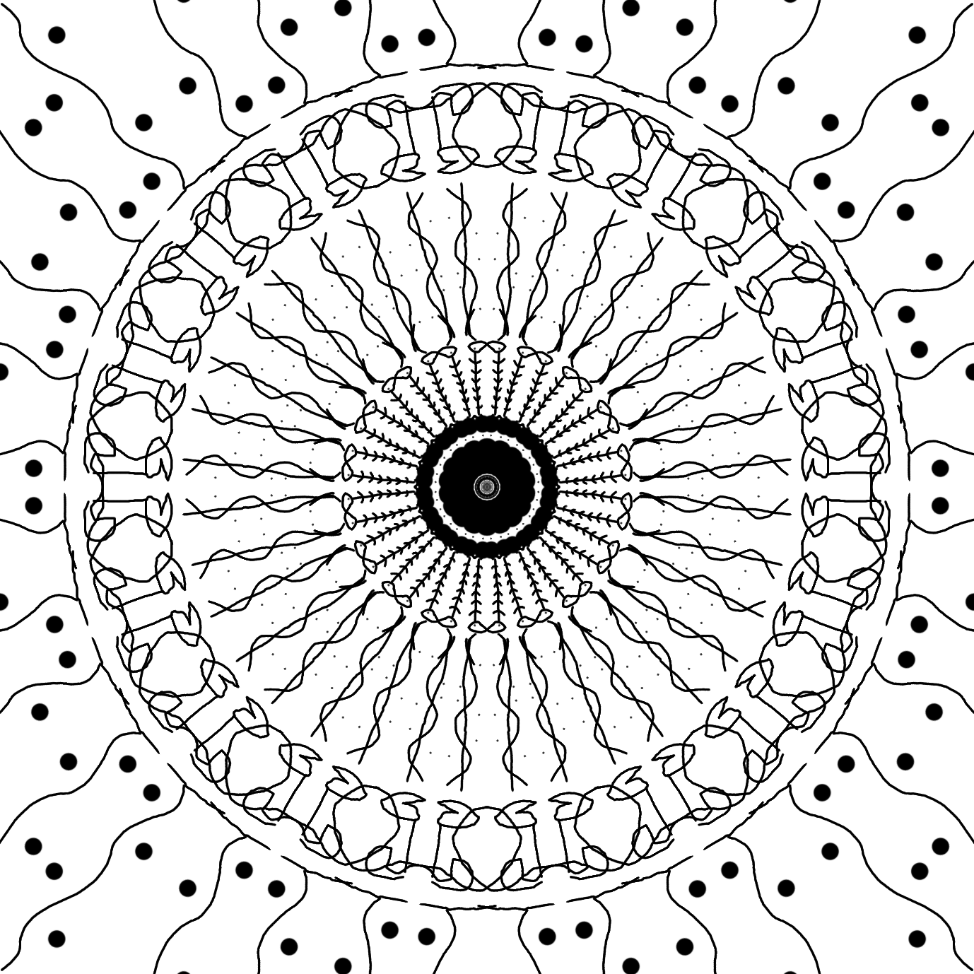Mandala art 2 - ibisPaint