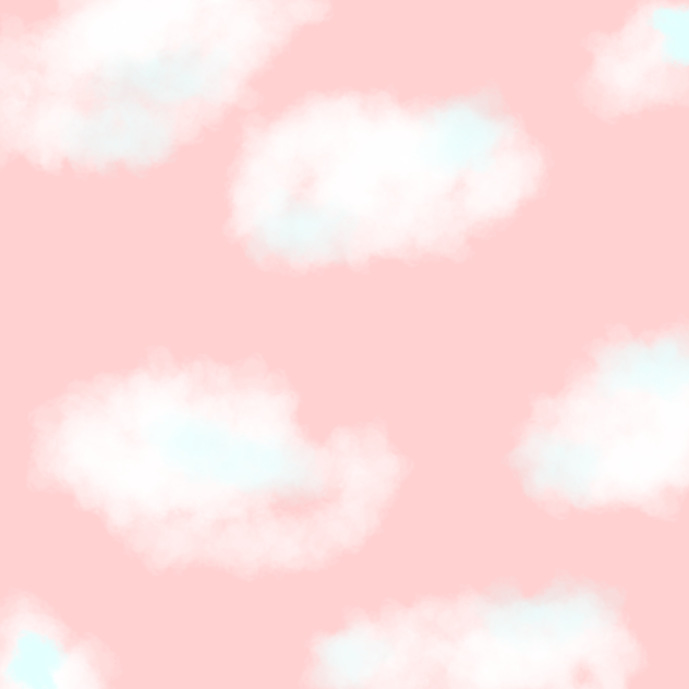 rosy background with clouds