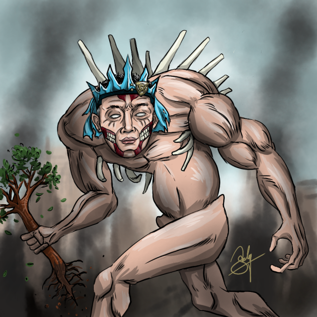 Lord Rangga x Founding Titan (AoT)