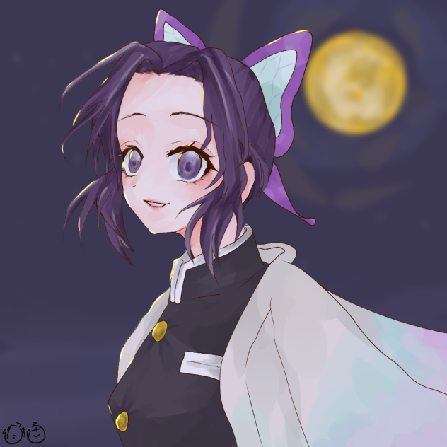 月が綺麗ですね🦋