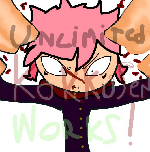 Itadori's Unlimited Kokkusen Works.