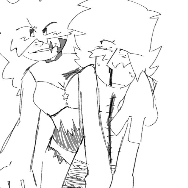 silly sketch (slightly suggestive)