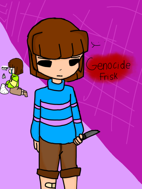 Genocidal Frisk Speed paint