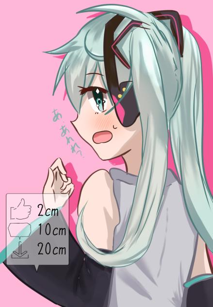 1いいねで髪が1㎝伸びる初音ミク〜中間発表〜