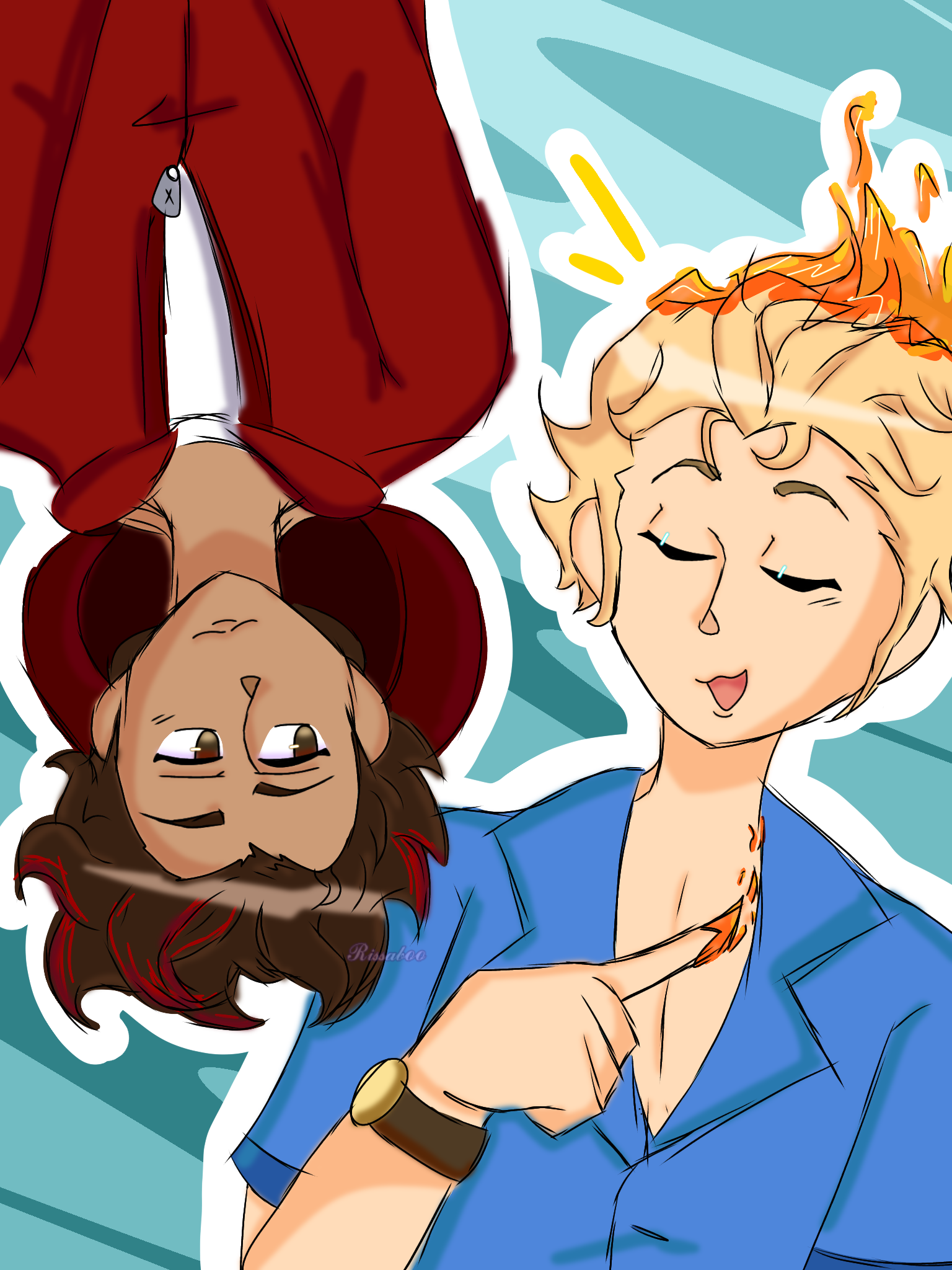 Peter and Johnny - ibisPaint