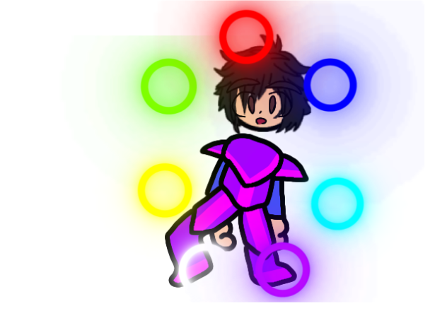 Seven rings in hand - ibisPaint