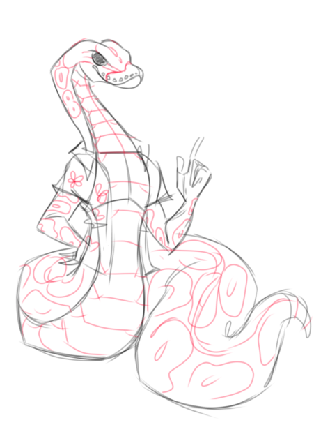 WIP update- finished sketch - ibisPaint