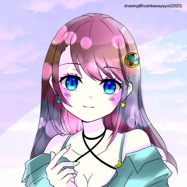 星川ヤヨイ様の線画お借りしました！