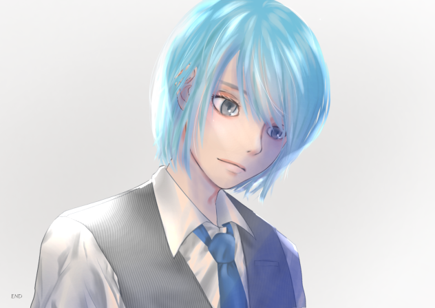青