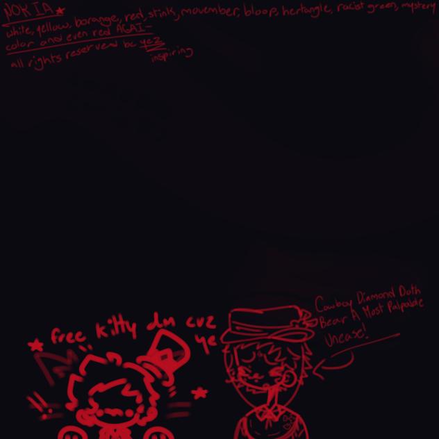 an old art canvas but i drew on it