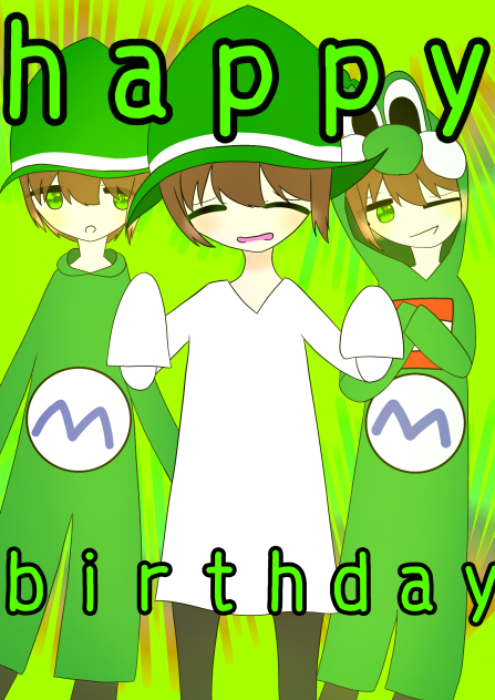 happy birthday！みどり君！