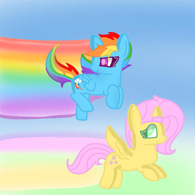Rainbow Dash and Fluttershy