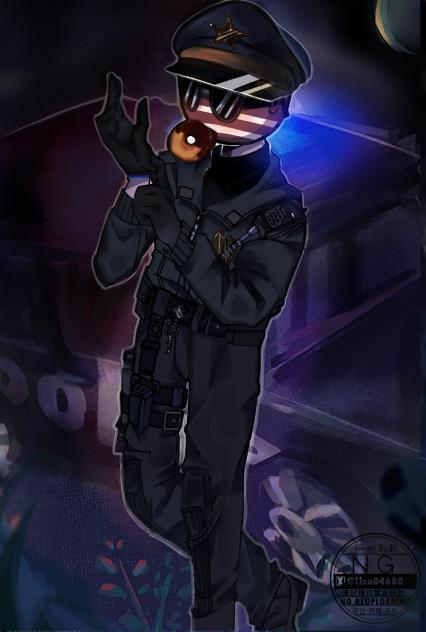 深夜のパトロール。