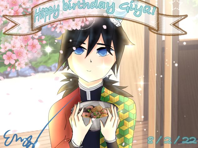 💙Happy birthday Giyū! 💙