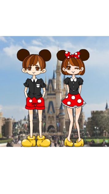 ミッキーミニー ミッキー＆ミニー #MY推しDAYS ジャケットフォト BIGぬいぐるみ