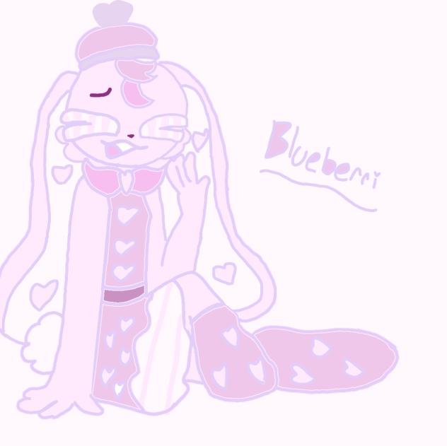 Blueberri Valentine's gift skin UwU