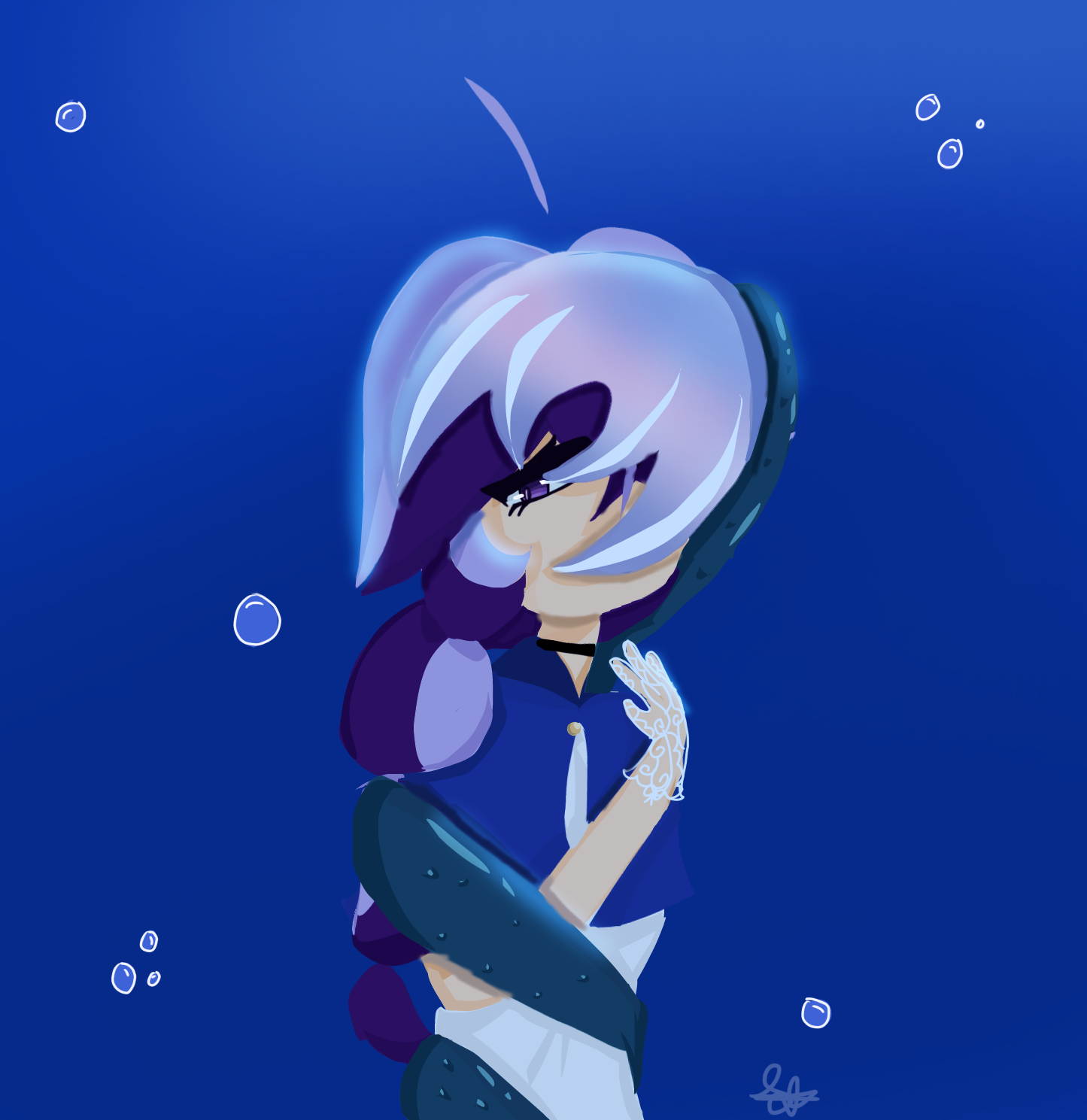 The ocean floor - ibisPaint