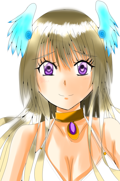 落書きの天使様❗