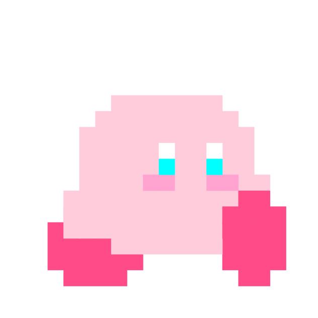 デフォルメドット絵カービィ