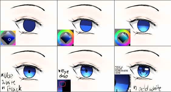 How I Colour Eyes