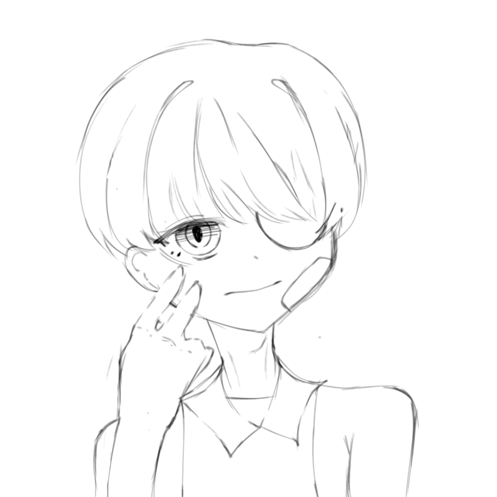 Bacon hair(sketch) ibisPaint